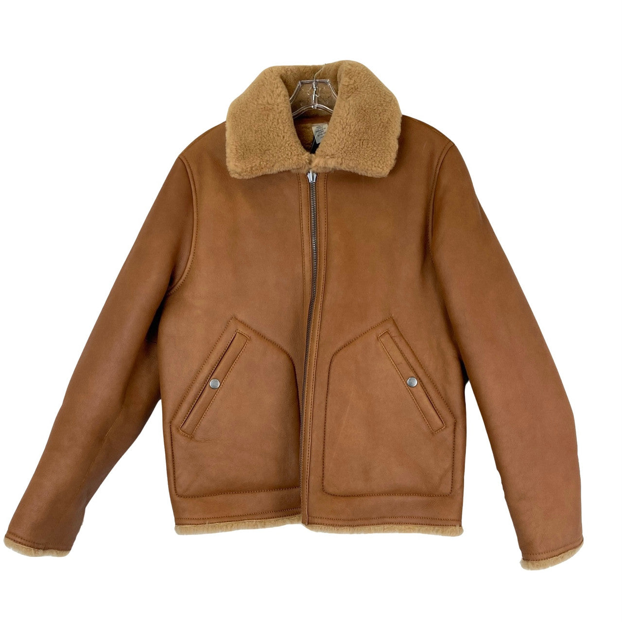 Coach Tan Shearling Jacket-Thumbnail