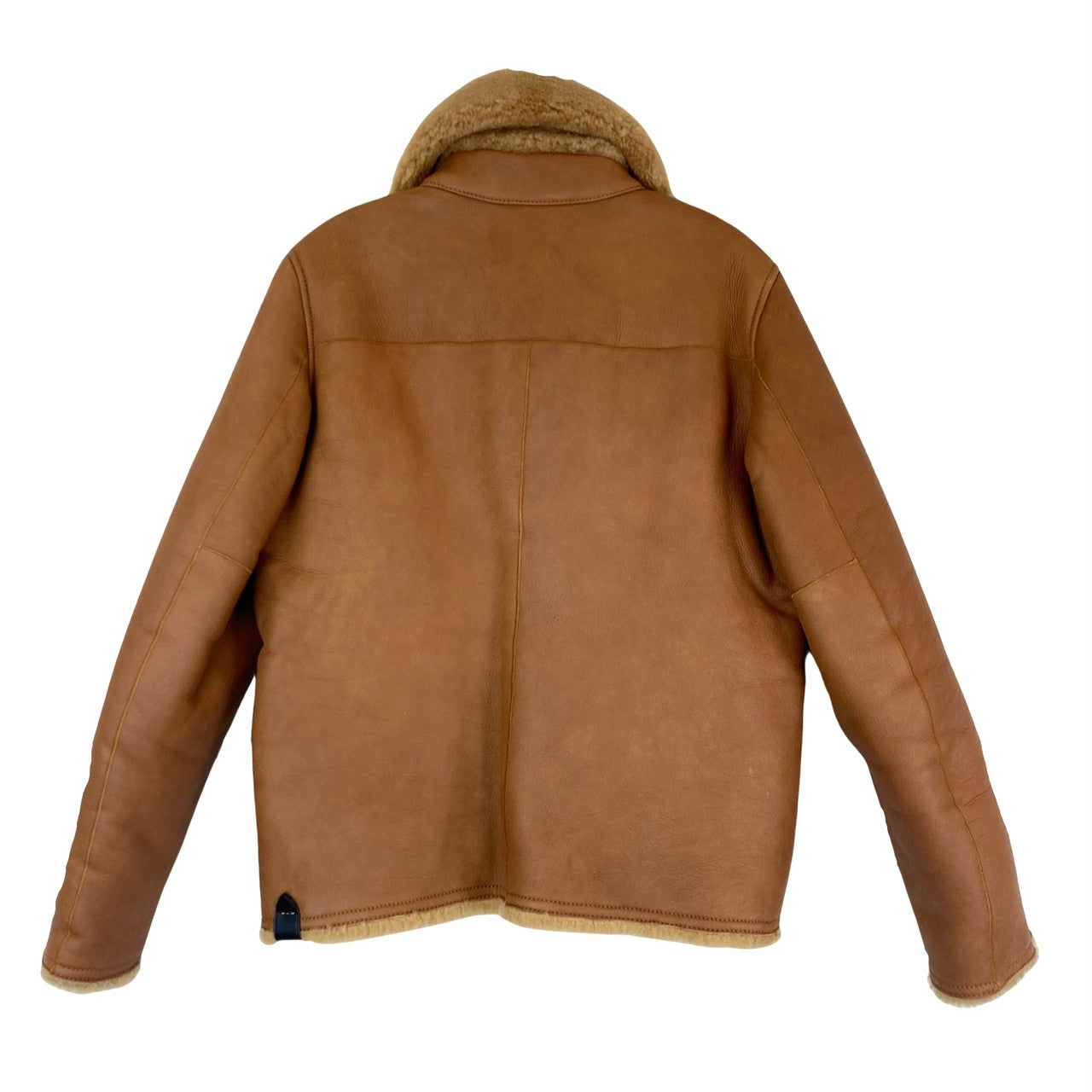 Coach Tan Shearling Jacket-back