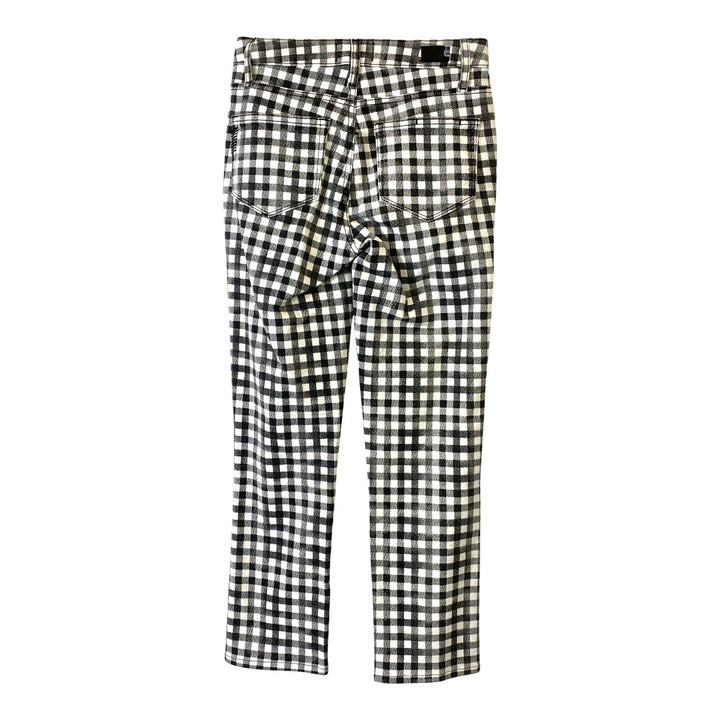 Paige Hoxton Gingham Skinny Jeans- Back