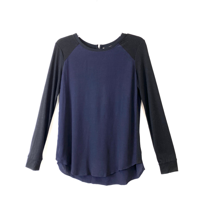 Rebecca Taylor Silk Raglan Tee- Front