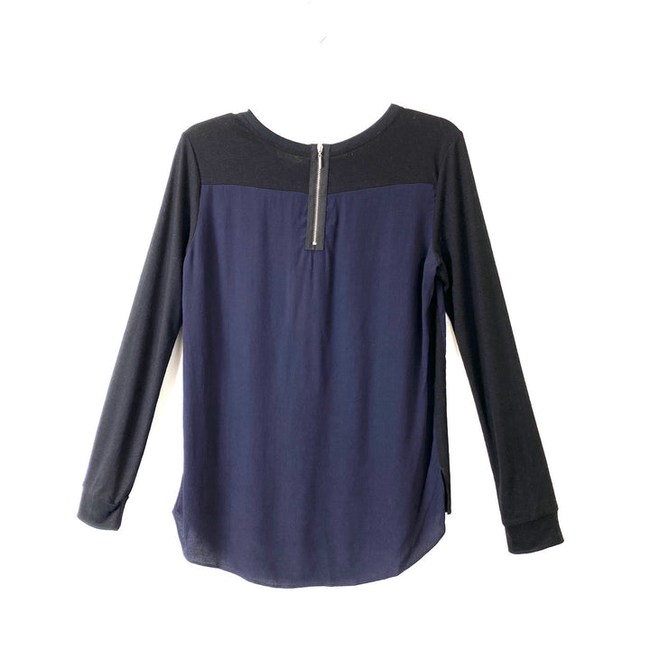 Rebecca Taylor Silk Raglan Tee- Back