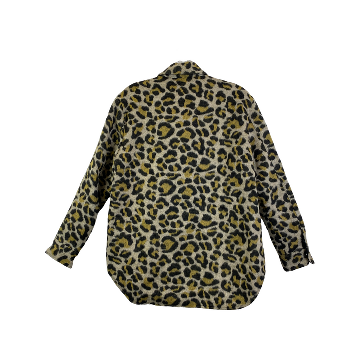 BLANKNYC Yellow Leopard Print Shacket-Back