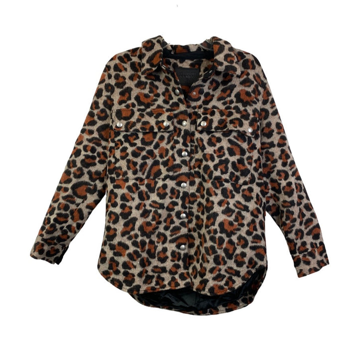 BLANKNYC Rust Leopard Print Shacket-Thumbnail