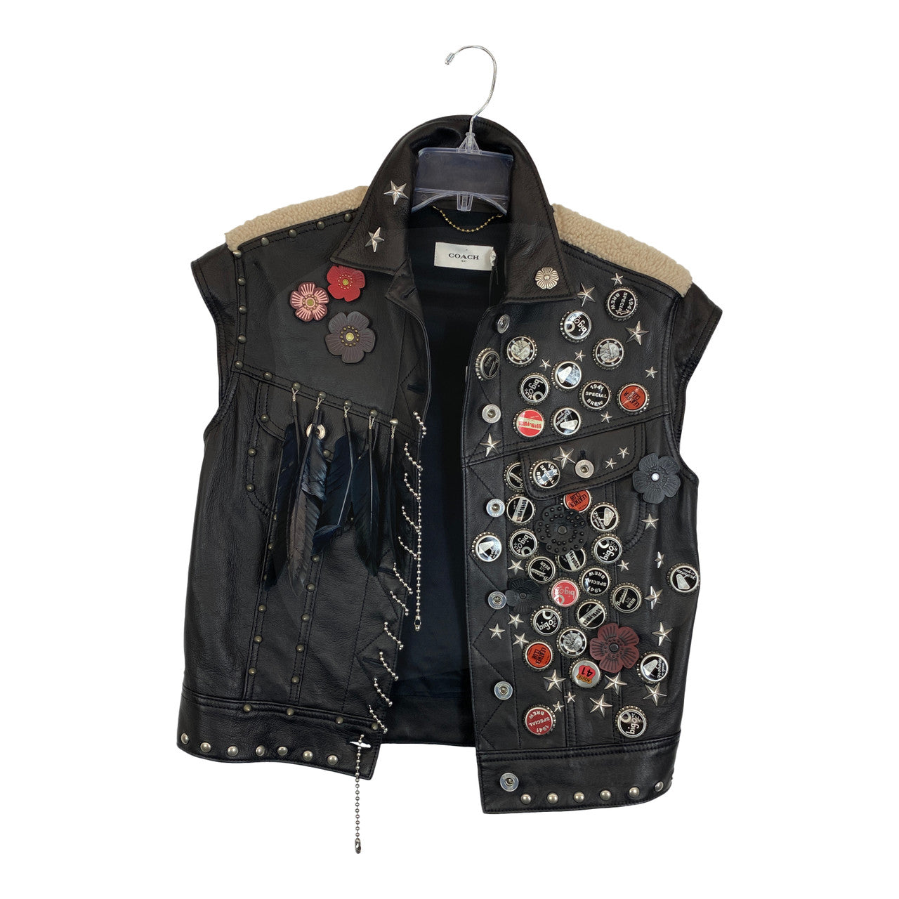 Coach Leather Vest-Front