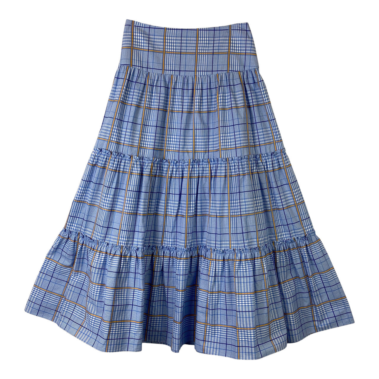 Shoshanna Evie Plaid Midi Skirt-Thumbnail