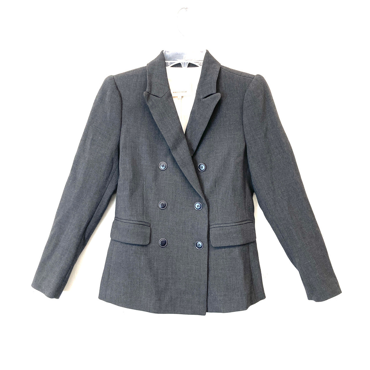 Rebecca Taylor Double Breasted Stretch Blazer-Thumbnail