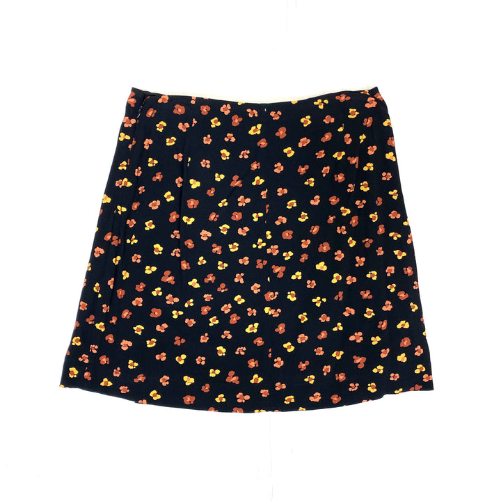 Madewell Side-Button A-Line Mini Skirt- Back