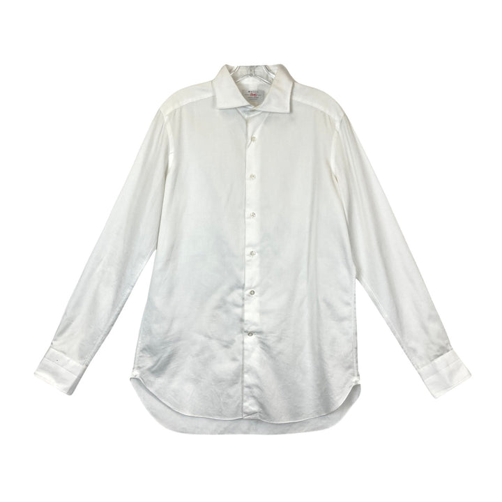 Choya Shirt Curved Hem Button Up-Thumbnail