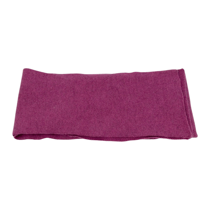 Portolano Purple Wool and Cashmere Blend Scarf-flat