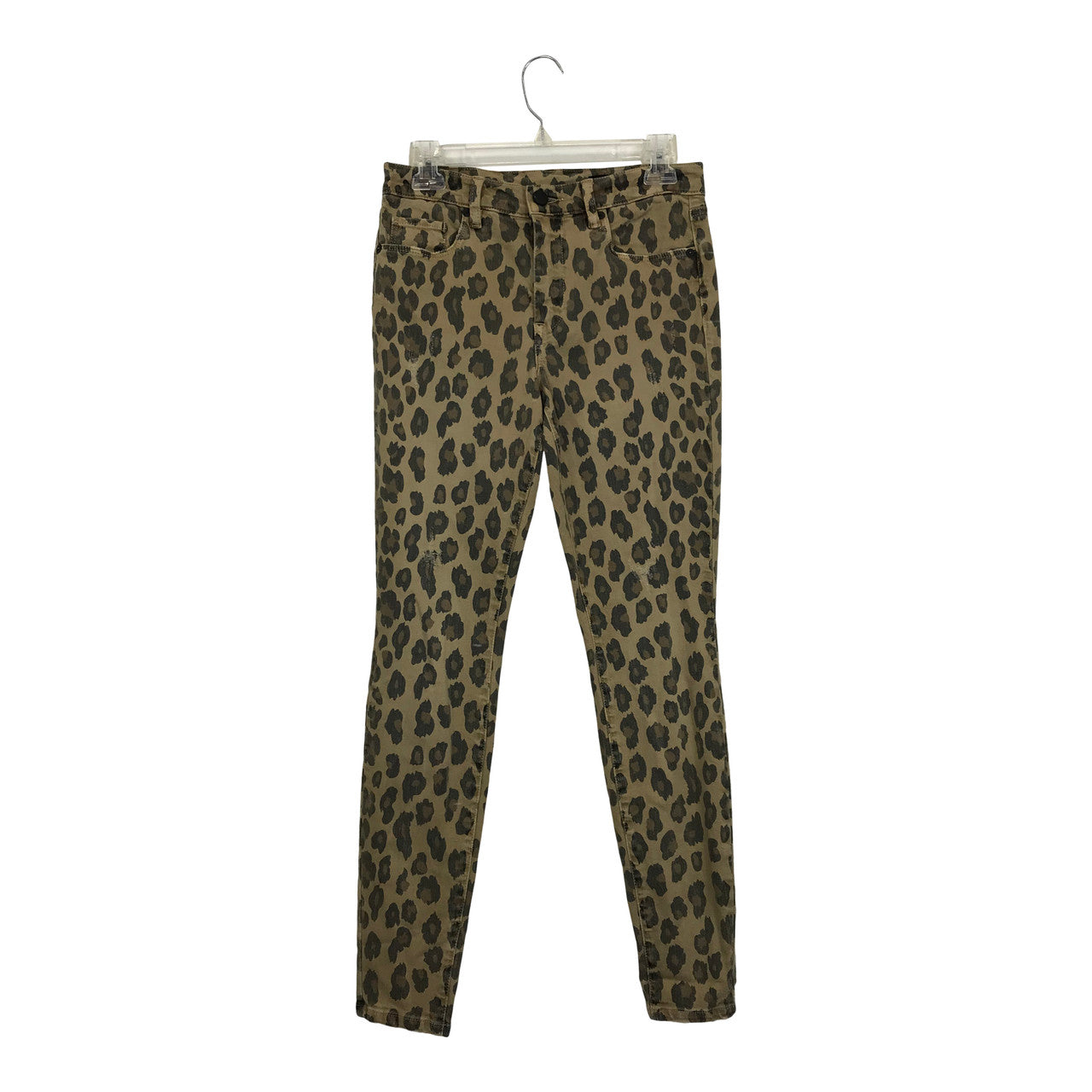 [BLANKNYC] Distressed Leopard Print Skinny Jean-Thumbnail