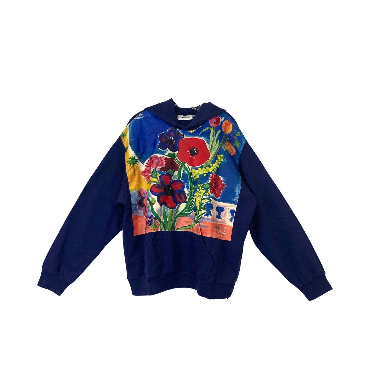 Profound Floral Painting Hoodie-Thumbnail