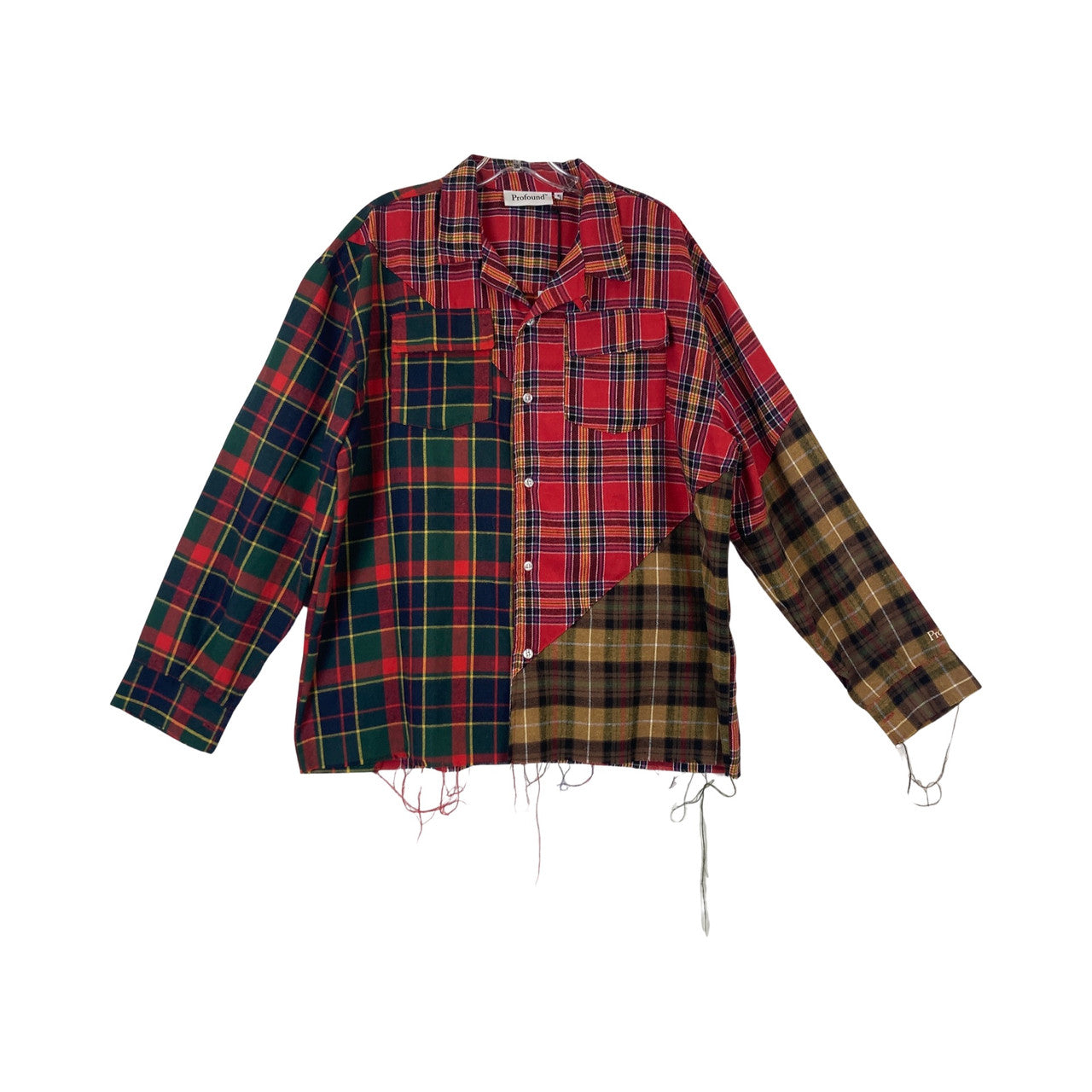 Profound Destroyed Flannel Shirt-Thumbnail