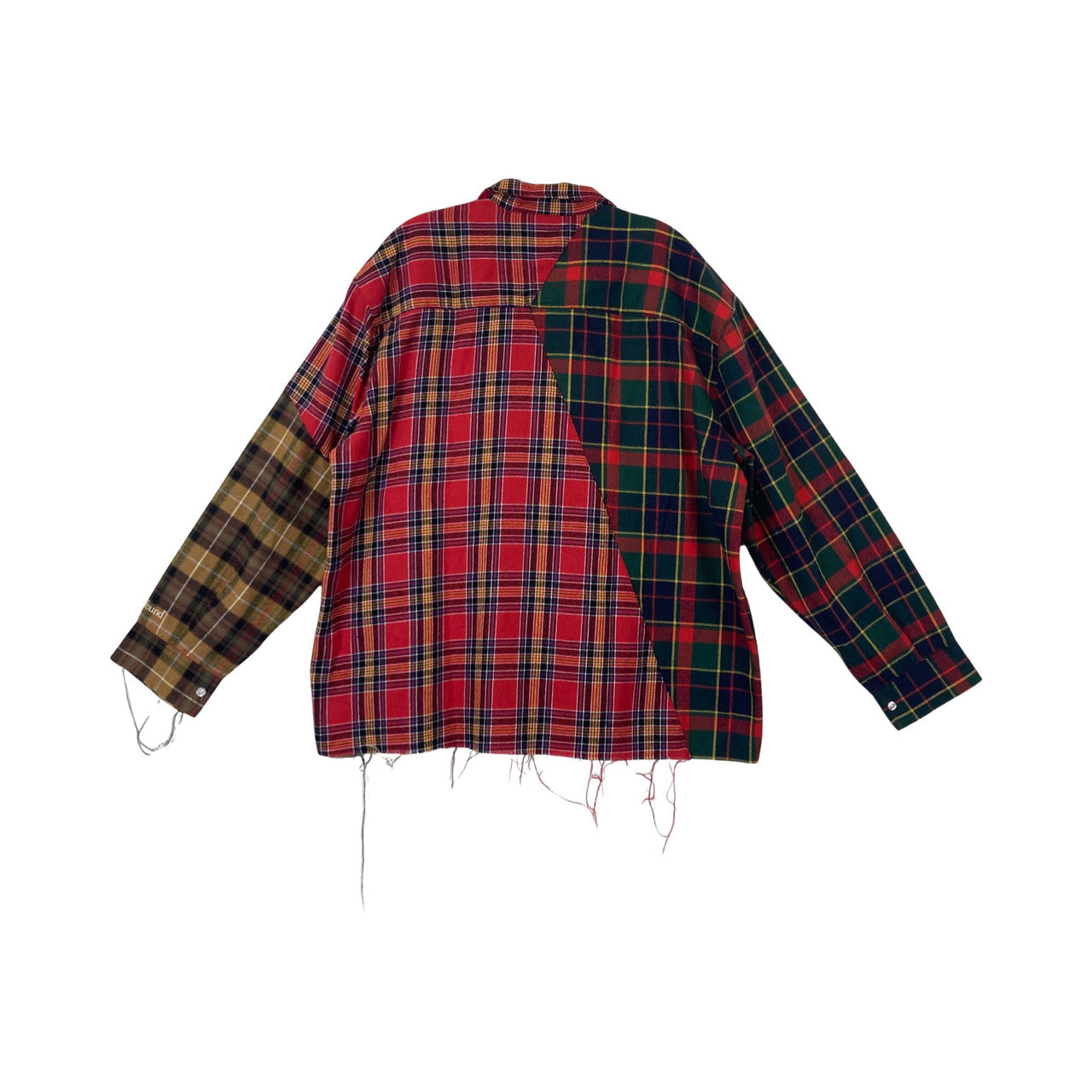 Profound Destroyed Flannel Shirt-Back