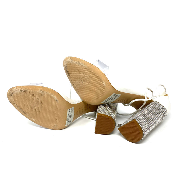 Schutz Rhinestone Heel Sandals- Sole