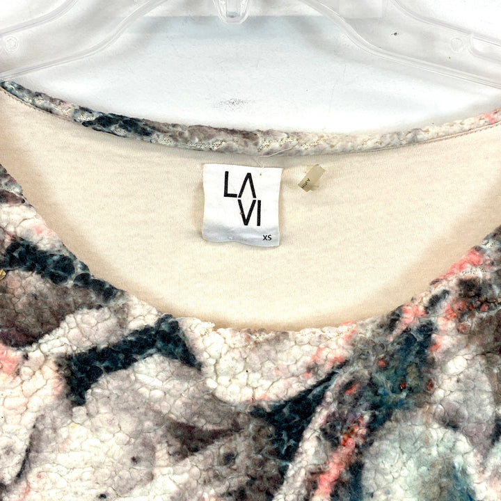 LAVI Abstract Fleece Sweatshirt- Label