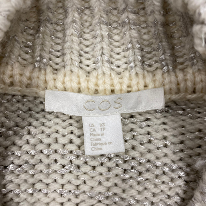 COS Metallic Stripe Pullover- Label