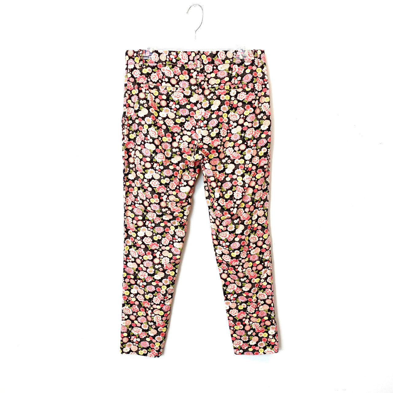 6397 Pink Perfect Floral Pants- Back