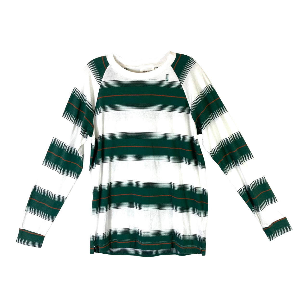 Wood Wood Striped Long Sleeved Tee- Front