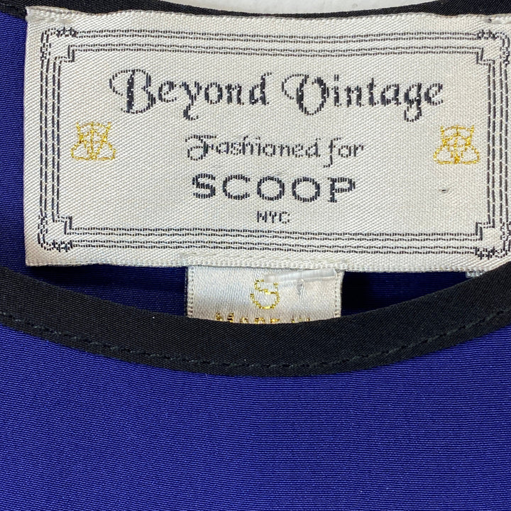 Beyond Vintage x Scoop Cold Shoulder Top- Label