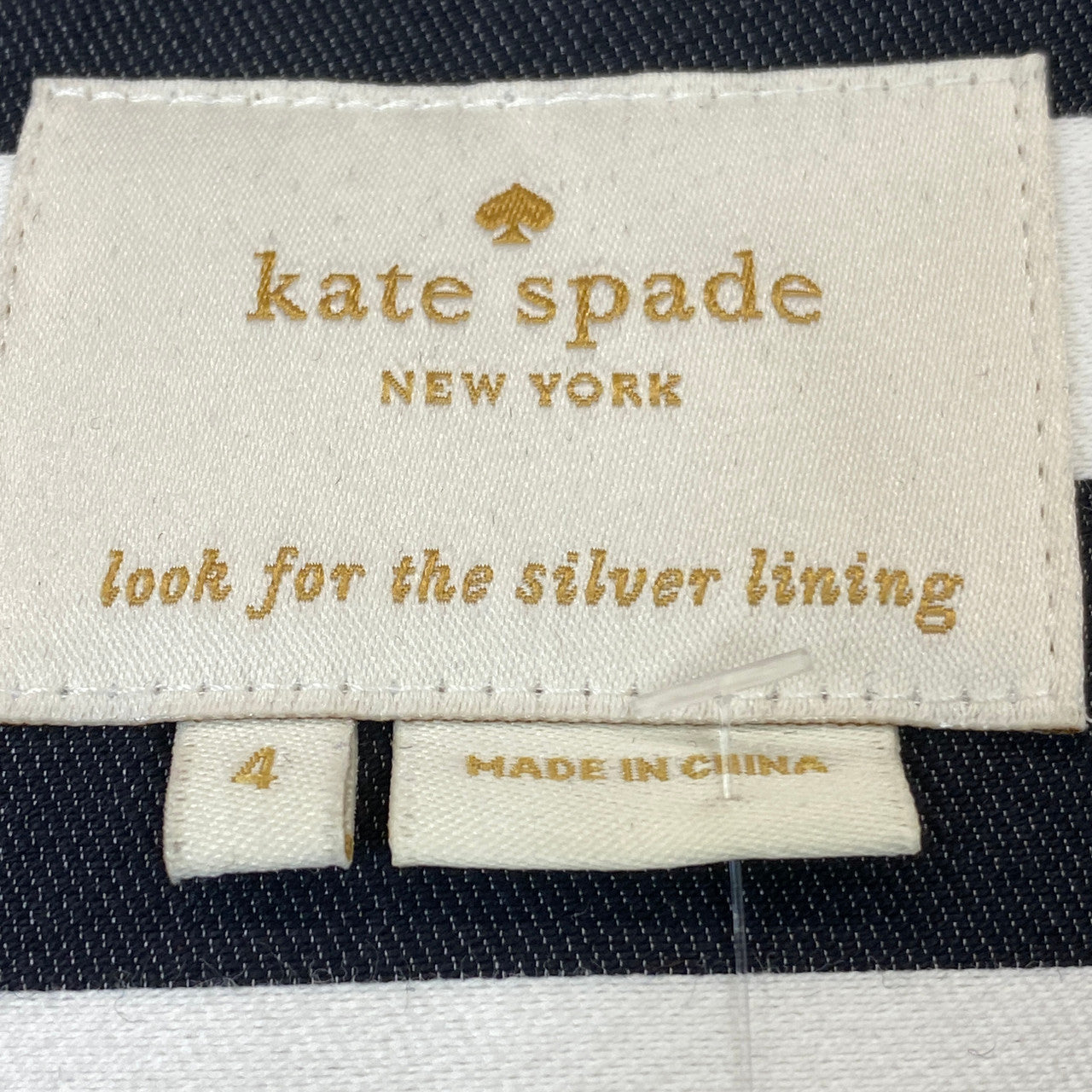 Kate Spade Striped Topper Jacket- Label