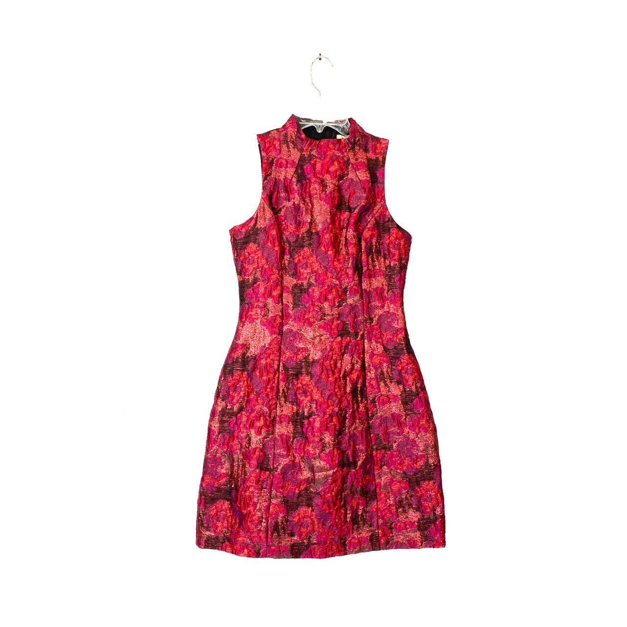 Aidan by Aidan Mattox Brocade Racerback Dress- Front