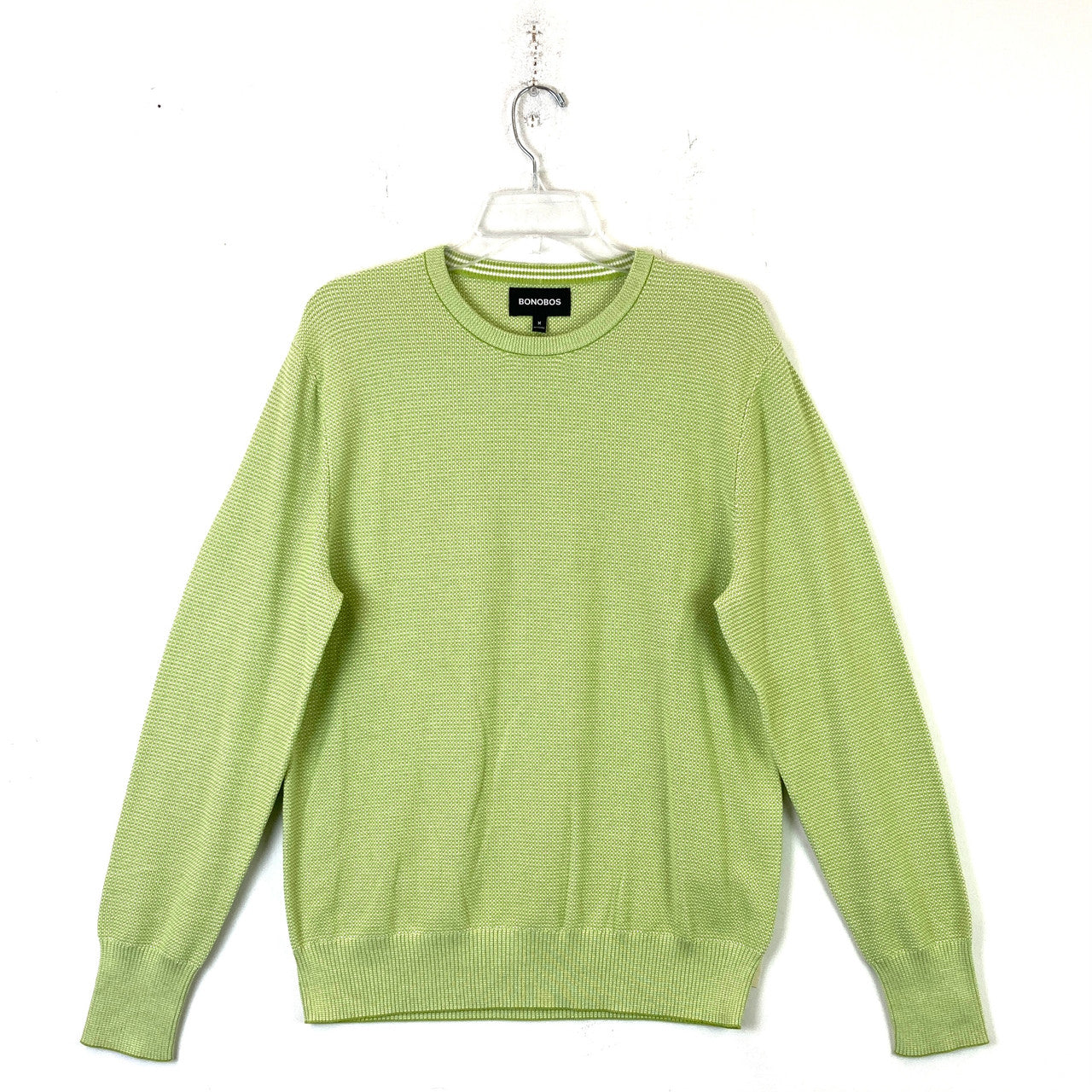 Bonobos Lime and White Patterned Sweater-Thumbnail