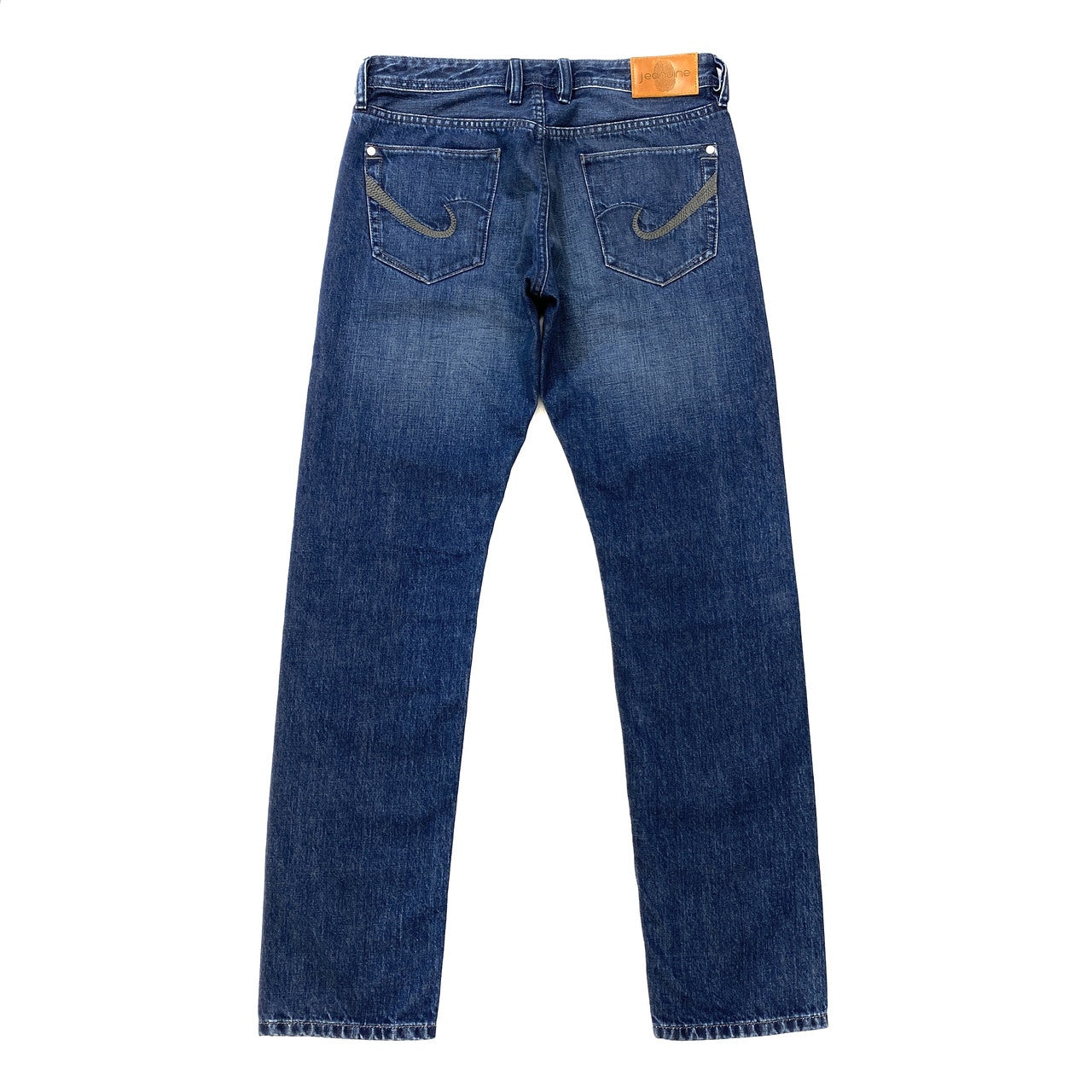Jeanuine Medium-Wash Blue Jeans- Back