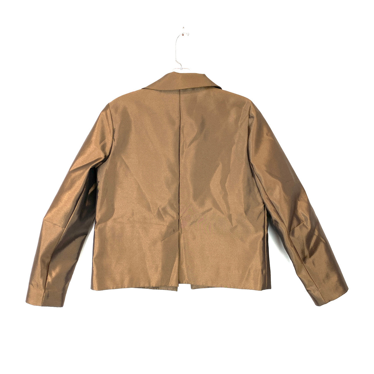 COS Chocolate Brown Boxy Jacket - Back