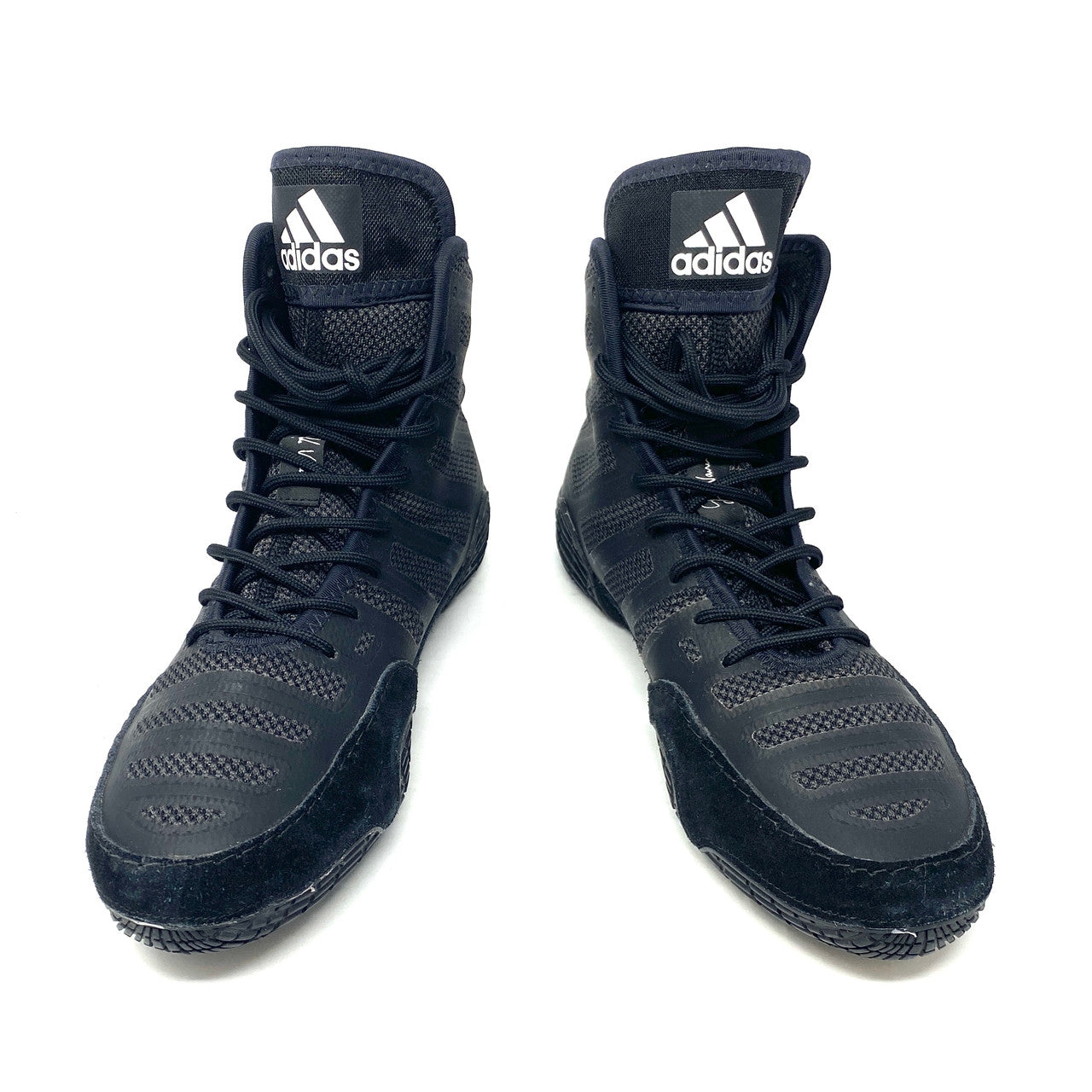adidas Black Wrestling Sneakers-Front