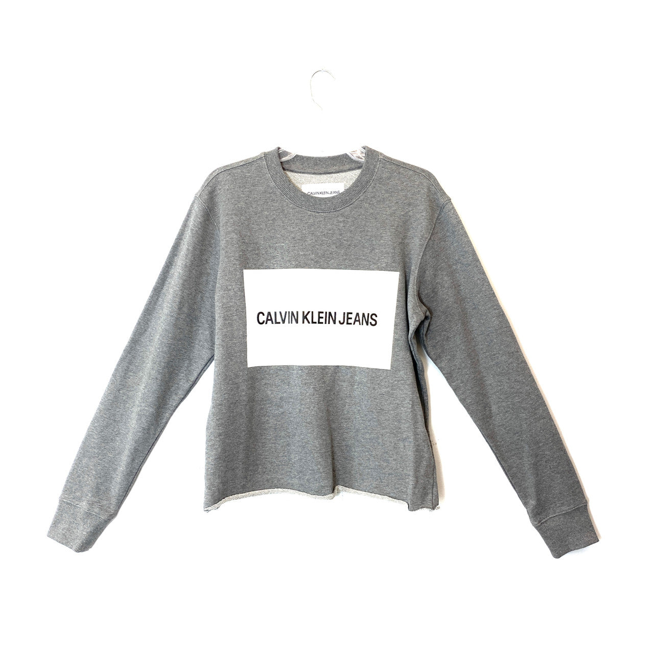 Calvin Klein Jeans Box Logo Long Sleeve Shirt- Front
