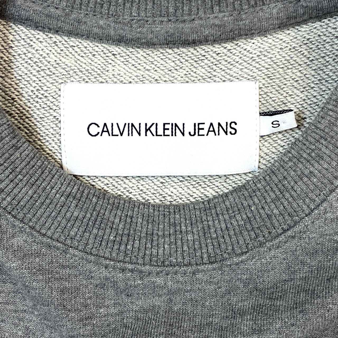 Calvin Klein Jeans Box Logo Long Sleeve Shirt- Label