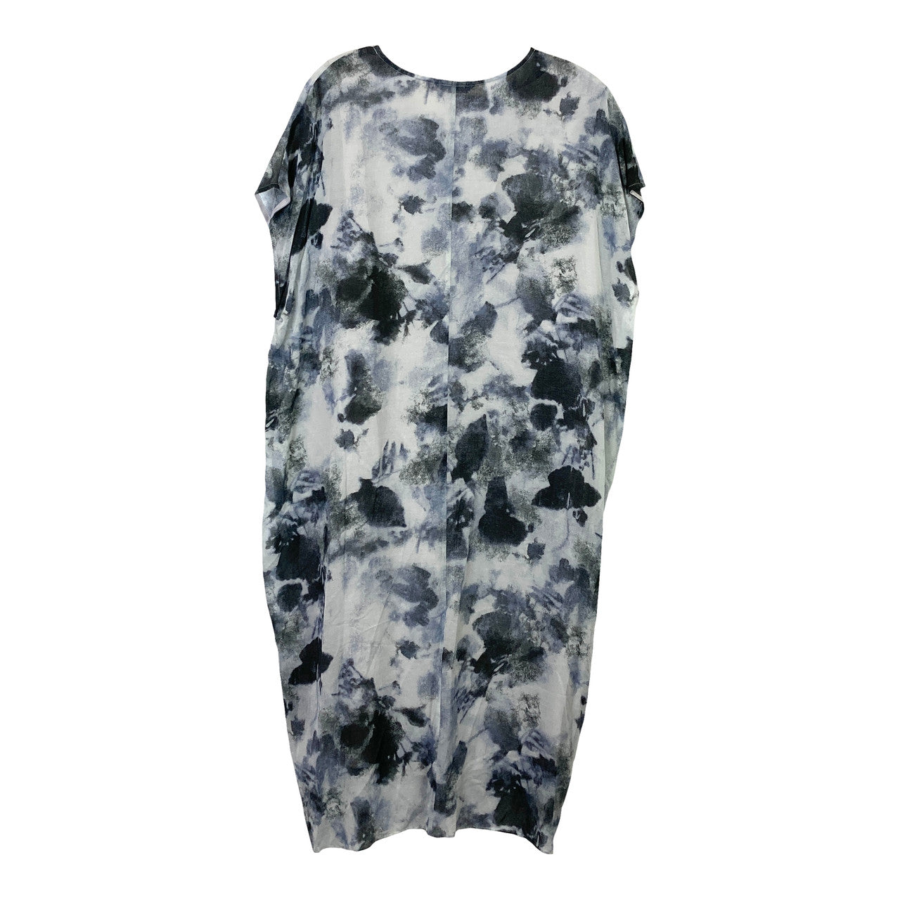 pas de calais Abstract Print Popover T Shirt Dress-Back