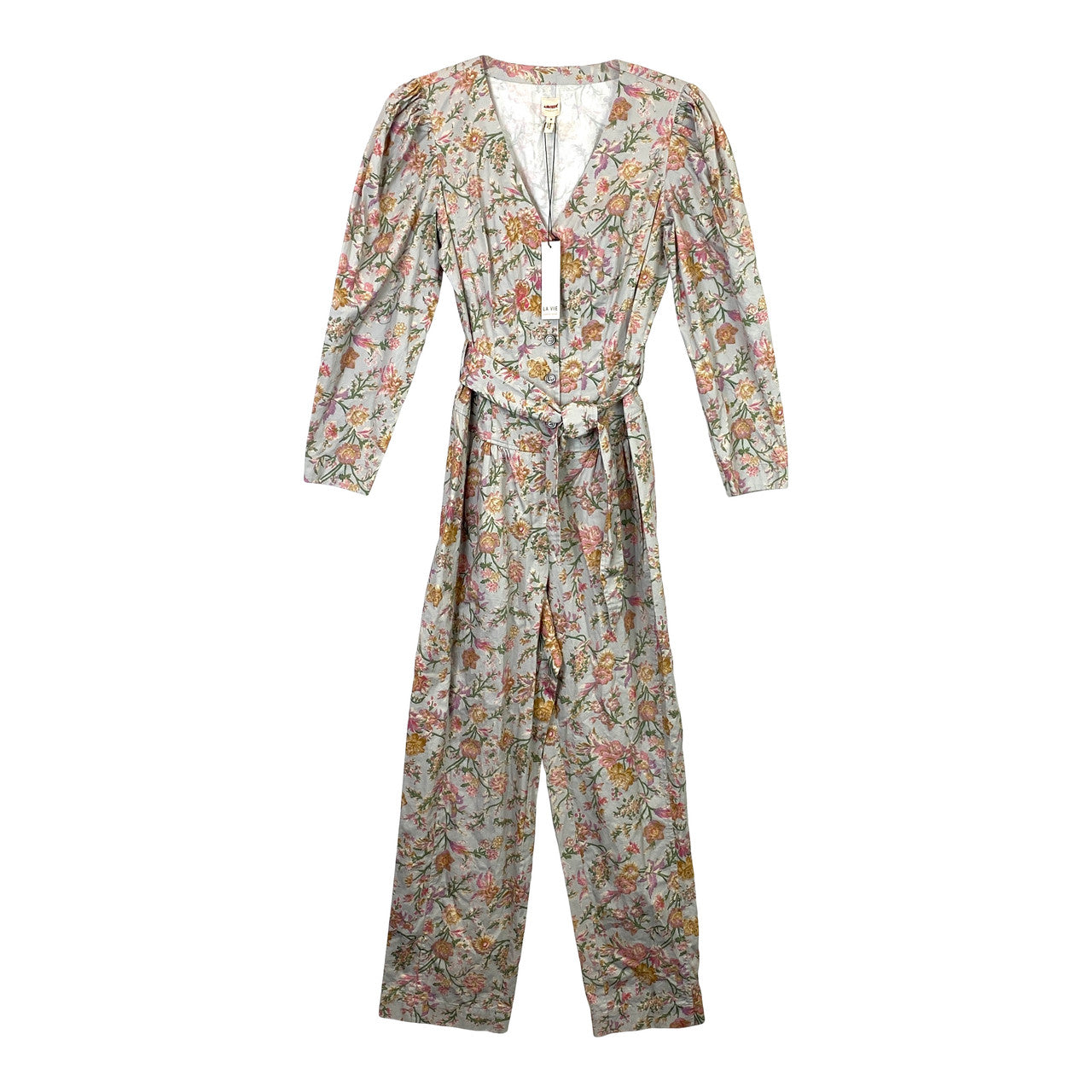 Rebecca Taylor Floral Printed Lidia Jumpsuit-Thumbnail