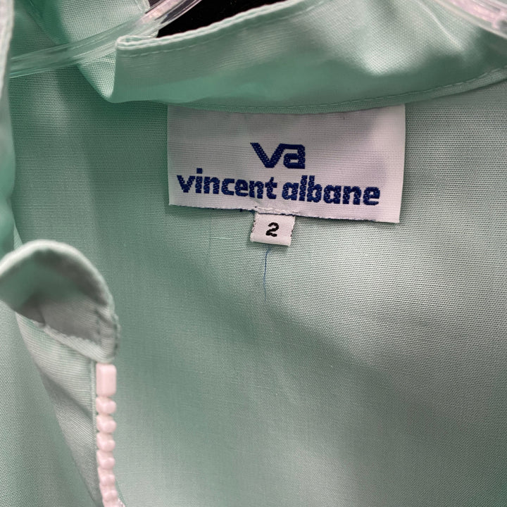 Vintage vincent albane Zip Front Jacket-Label