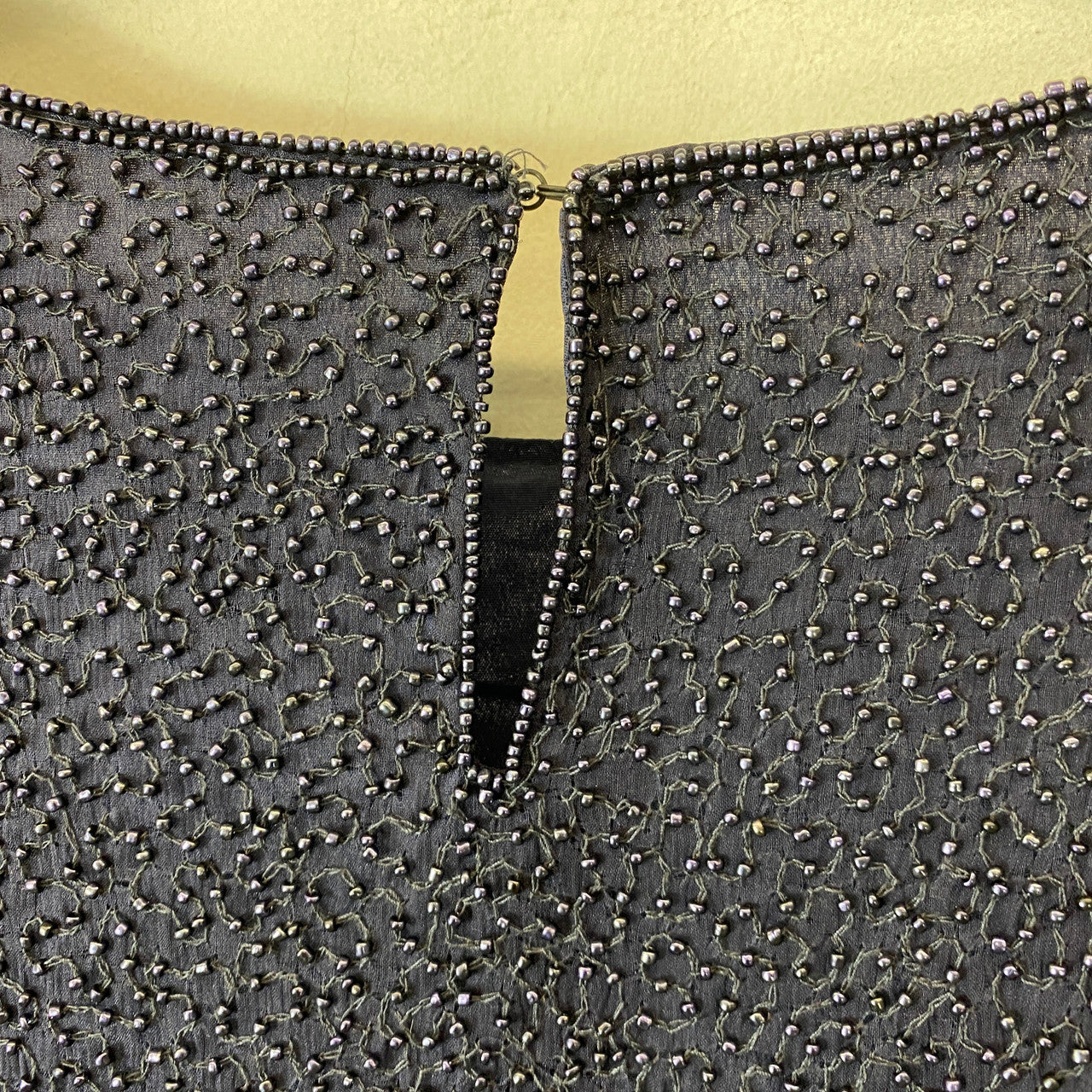 Vintage Beaded Long Sleeve Top- Detail