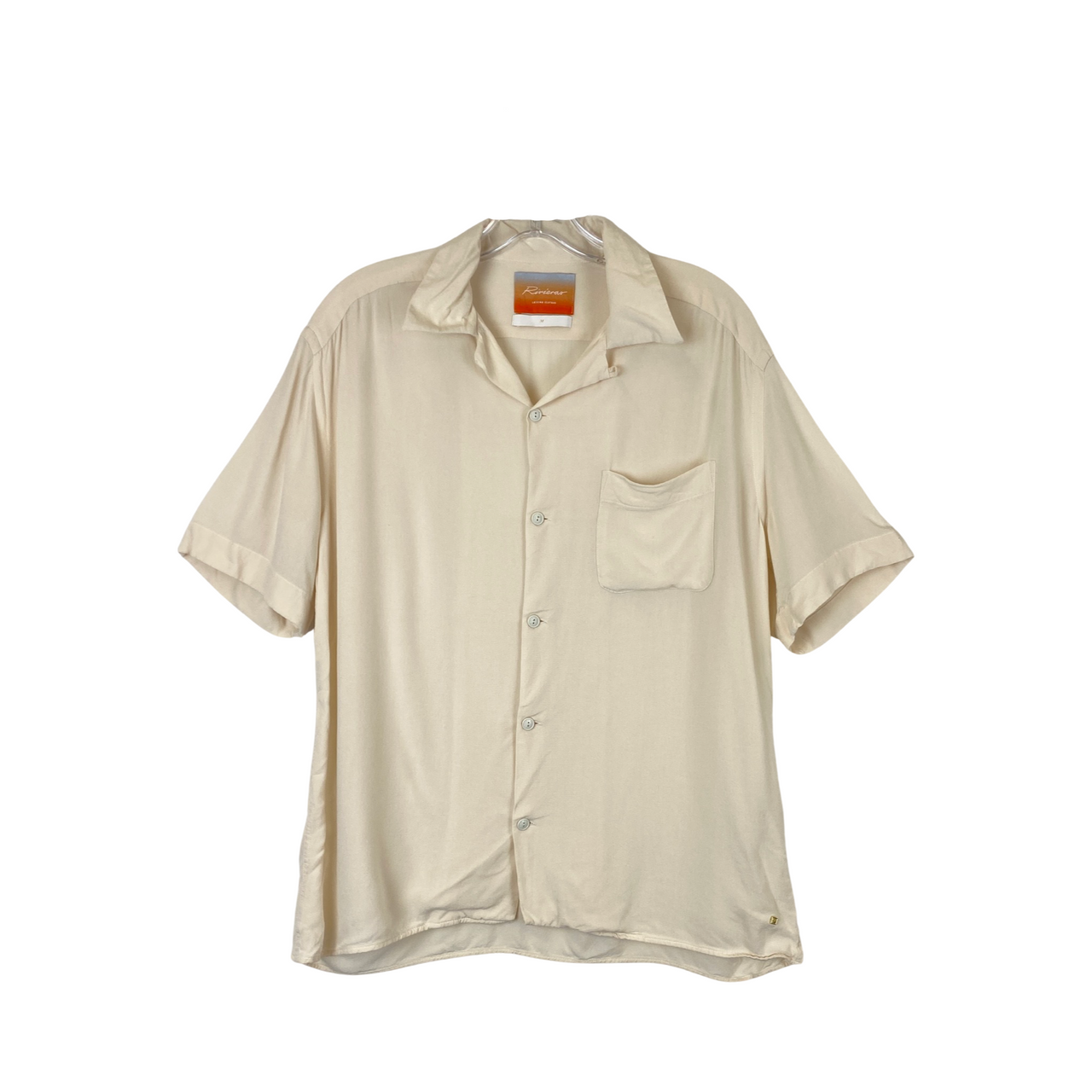 Rivieras Pocket Detail Short Sleeved Shirt-front