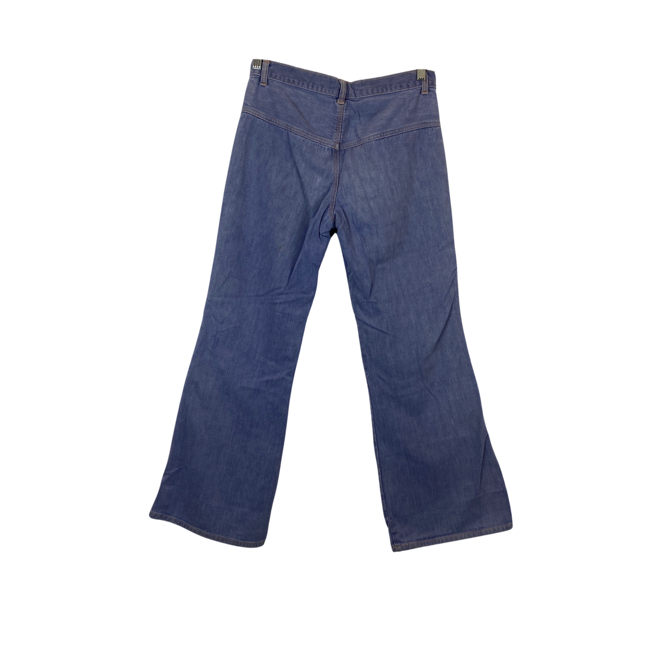 Patchwork Pocket Flared Jeans-back