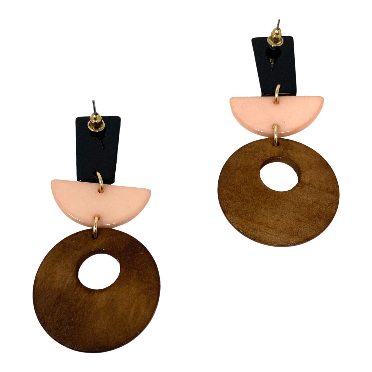 Shashi Geometric Dangle Earrings-Back