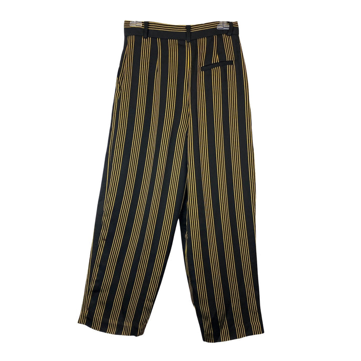 & Other Stories Black And Gold Striped Wide Leg Trouser-back