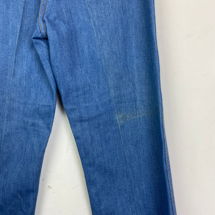 Vintage Rump Light Wash Bootcut Denim Jeans-Detail2