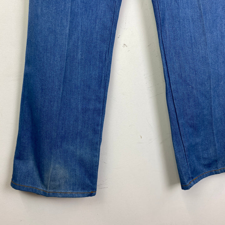 Vintage Rump Light Wash Bootcut Denim Jeans-Detail1
