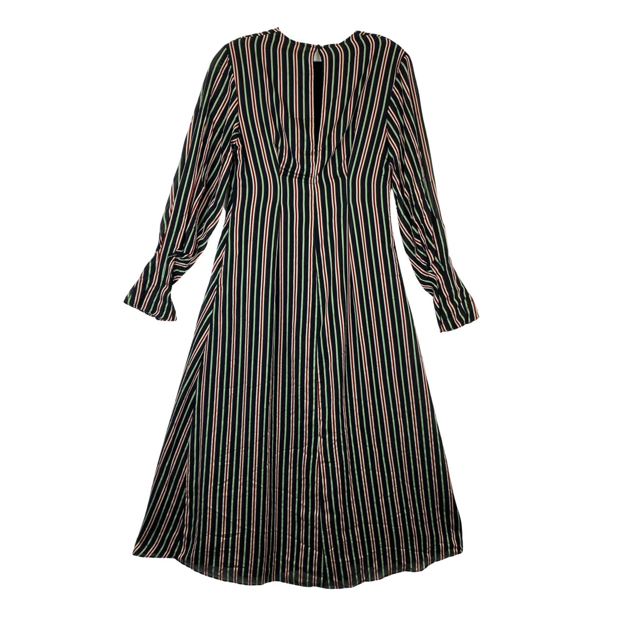 & Other Stories Striped Long Sleeved Dress-Back