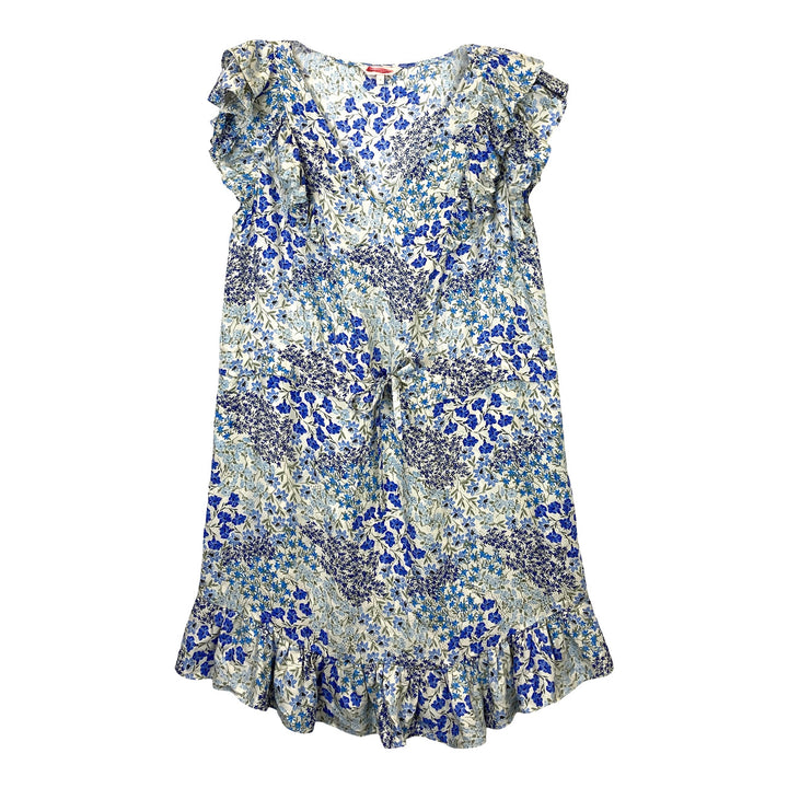 Rebecca Taylor White Floral Silk Ava Dress-Thumbnail