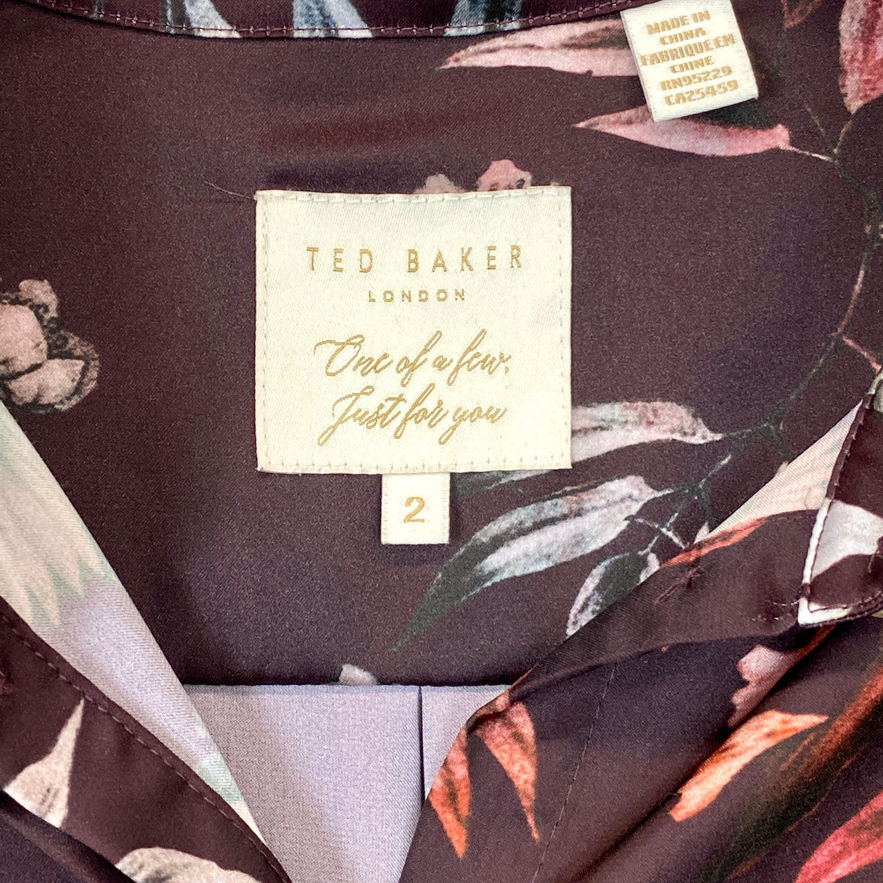 Ted Baker Floral Blouse- Label