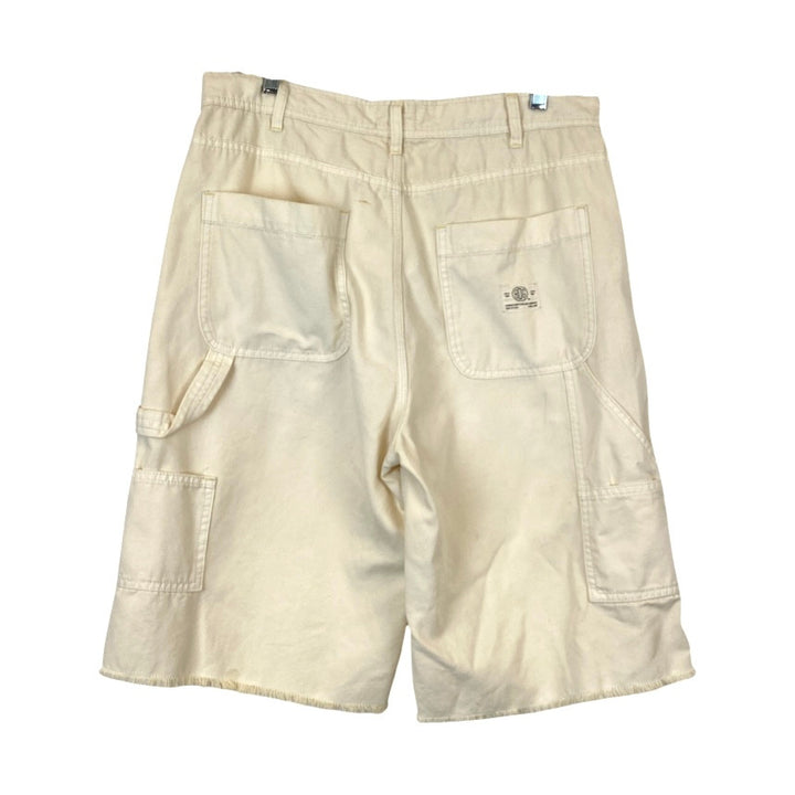 Urban Outfitters Cut Off Carpenter Shorts-White back