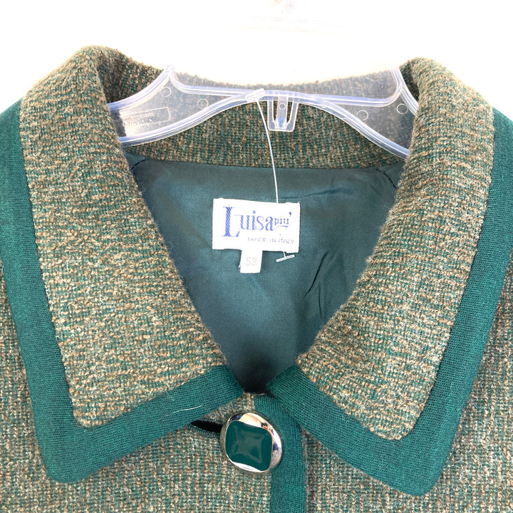 Vintage Luisa Piu Knit Coat-Label