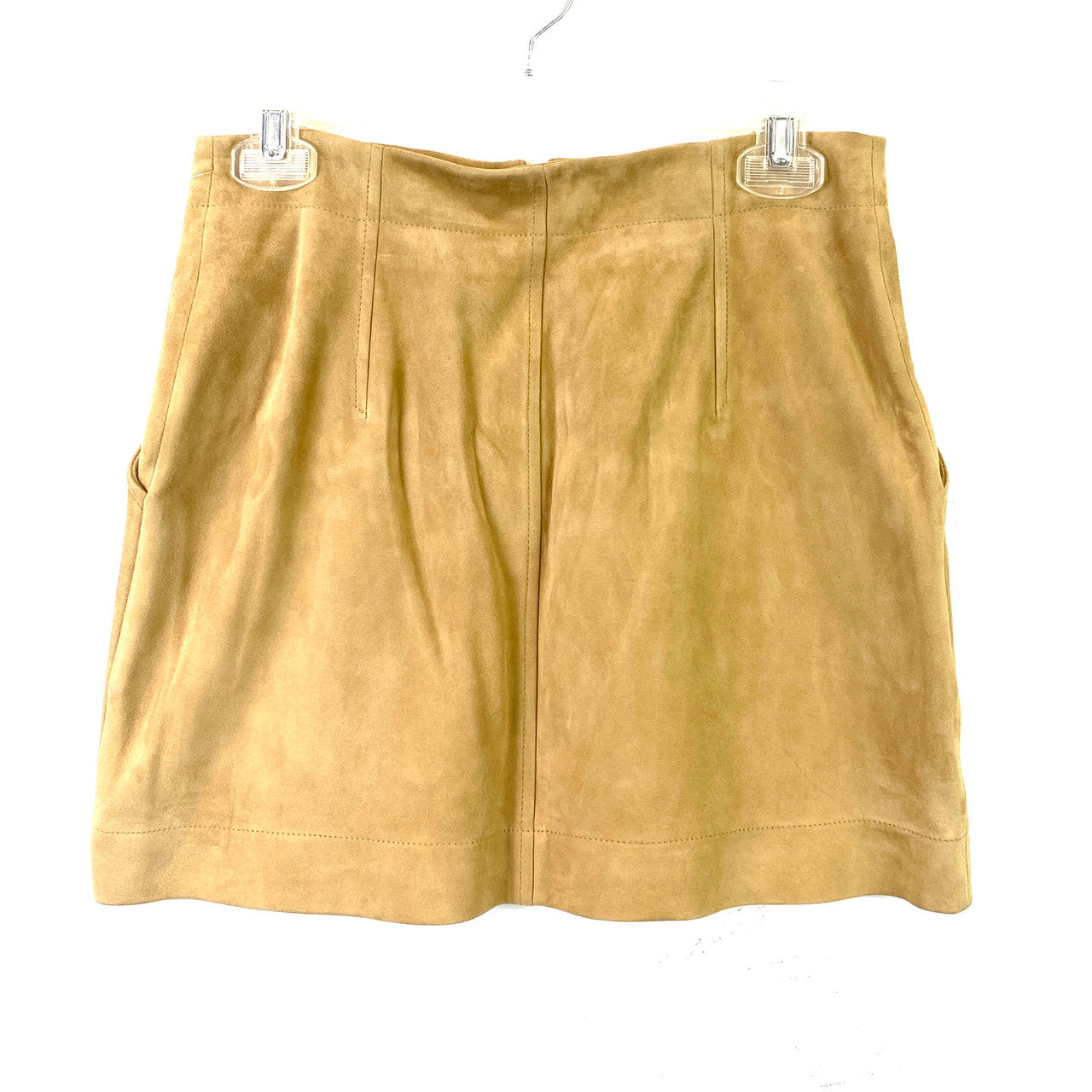 Intermix Magda Suede Mini Skirt Back