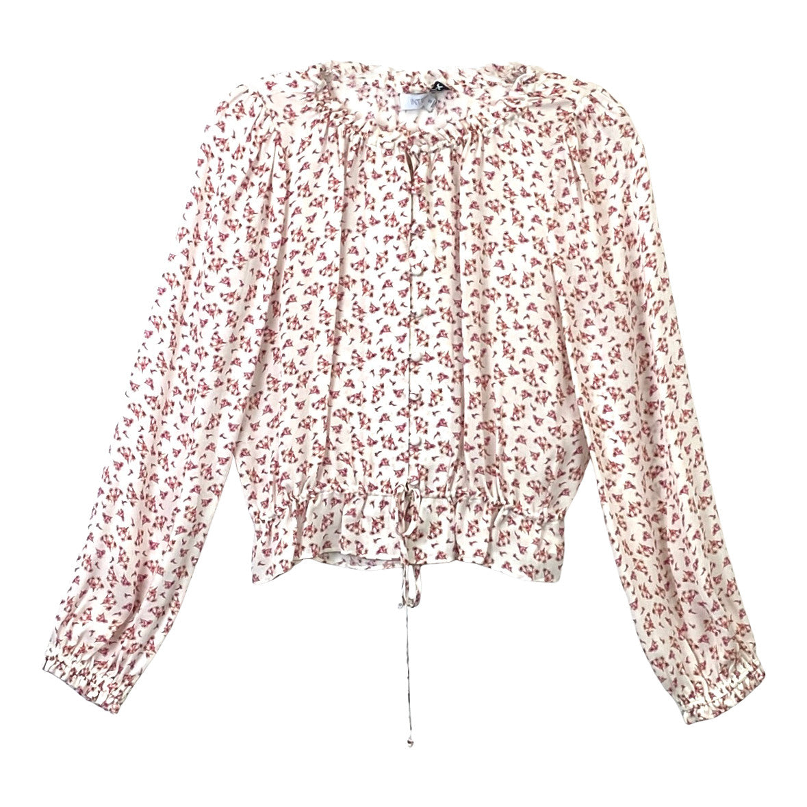 Intermix  Blouse with  Floral Print Front