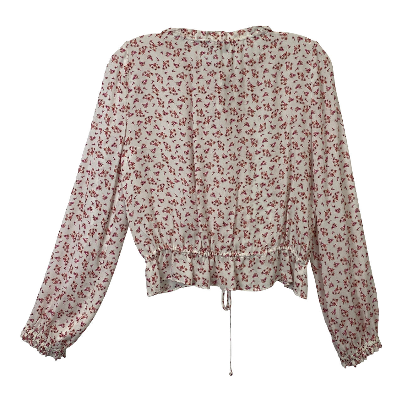 Intermix Blouse with  Floral Print Back