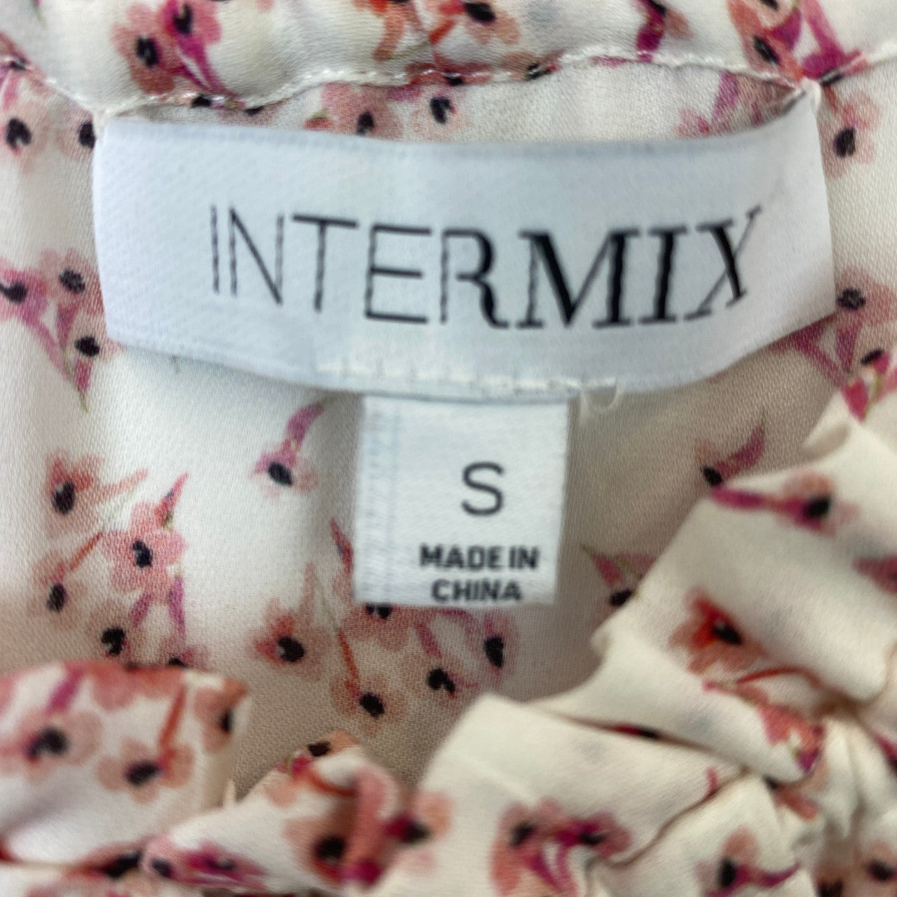 Intermix  Blouse with  Floral Print Label